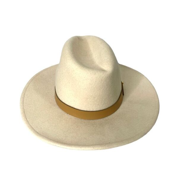 Lack of Color 100% wool fedora hat Size S‎ cream main image 8